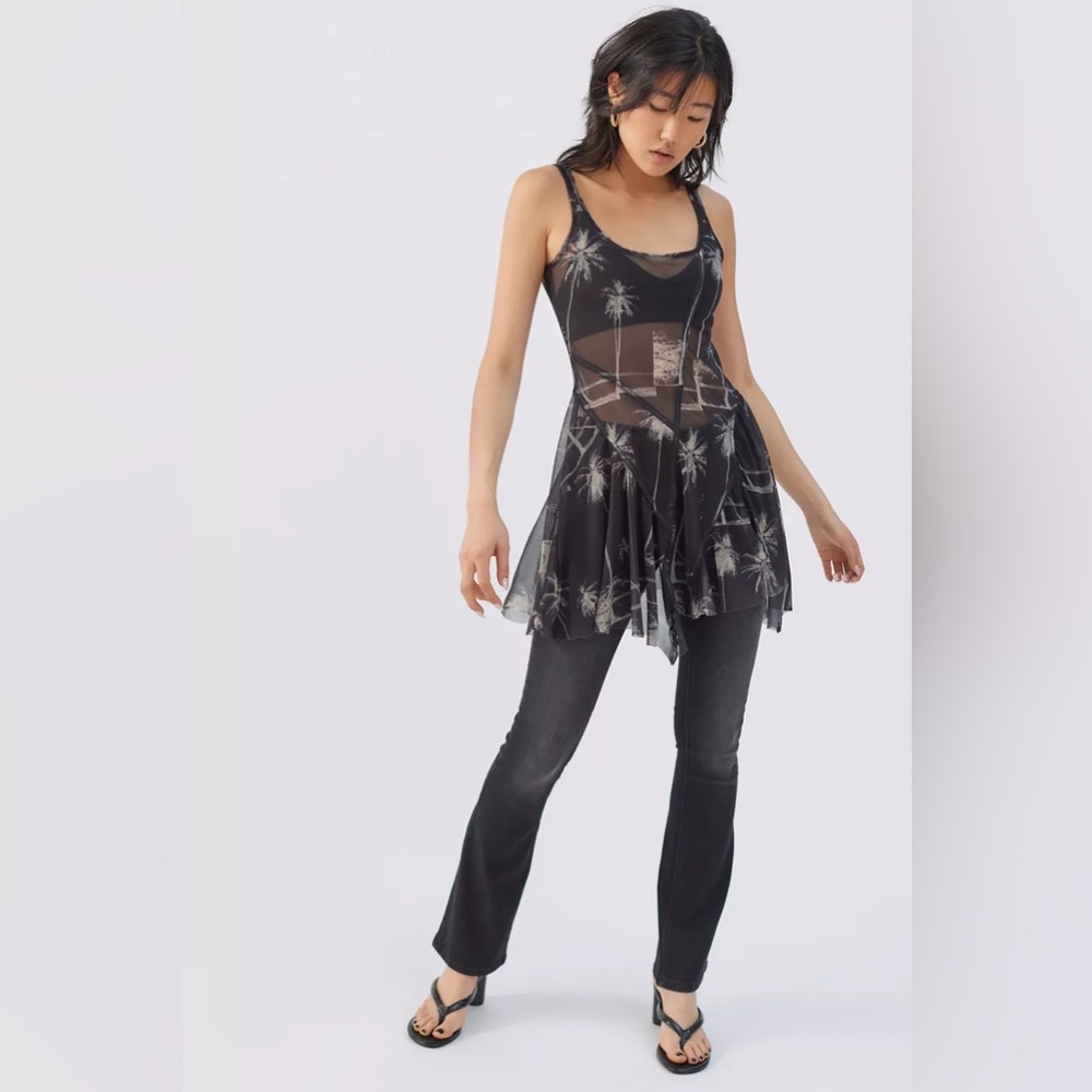 Urban Outfitters Sheer Mesh Mini Dress - Picture 3 of 15
